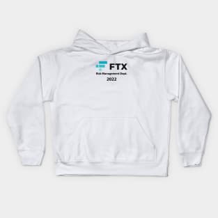 FTX Risk Management Dept SBF Crypto Meme Kids Hoodie